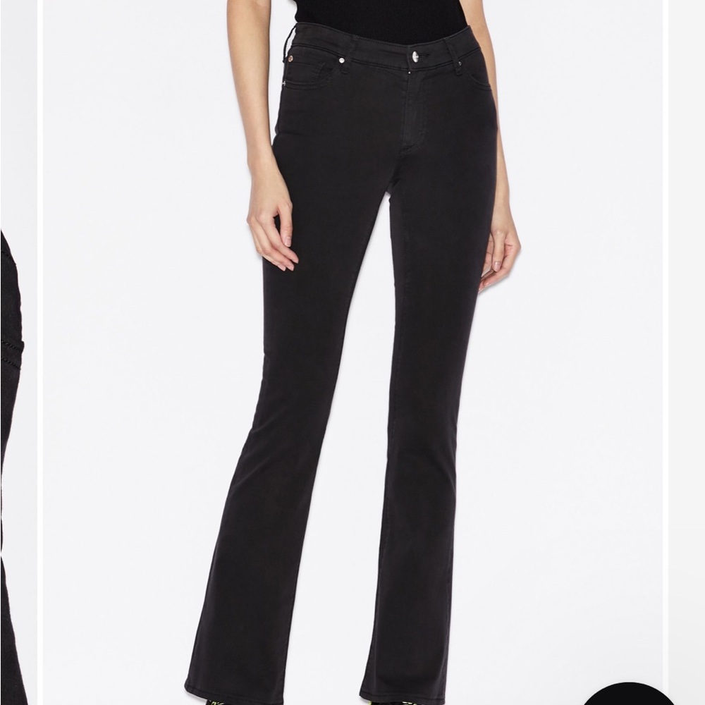 NWT Armani Exchange Black Flared Jeans